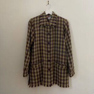 Simon Chang Suit, Wool Jacket and Skirt